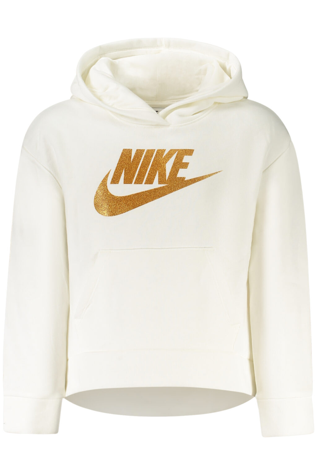 nikefelpasenzazipbambinabianco_1 NIKE Vaikiškas Džemperis su gobtuvu