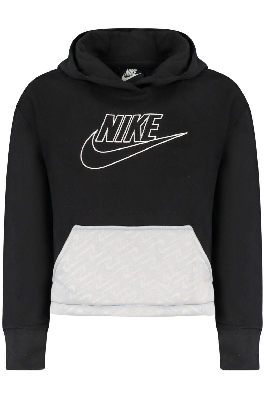 nikefelpasenzazipbambinanero_1 NIKE Vaikiškas Džemperis su gobtuvu
