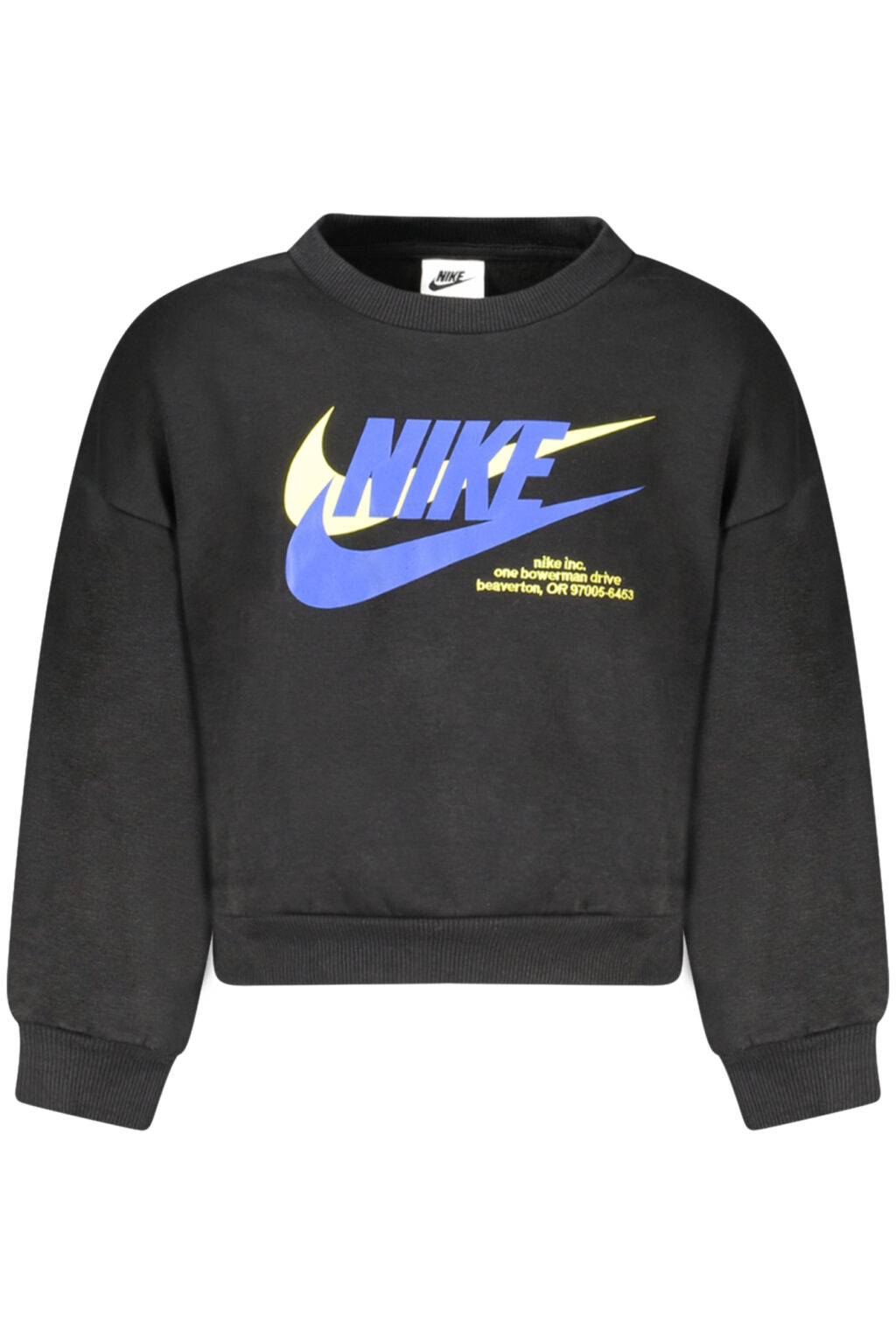 nikefelpasenzazipbambinonero_1 NIKE Vaikiškas Džemperis su gobtuvu