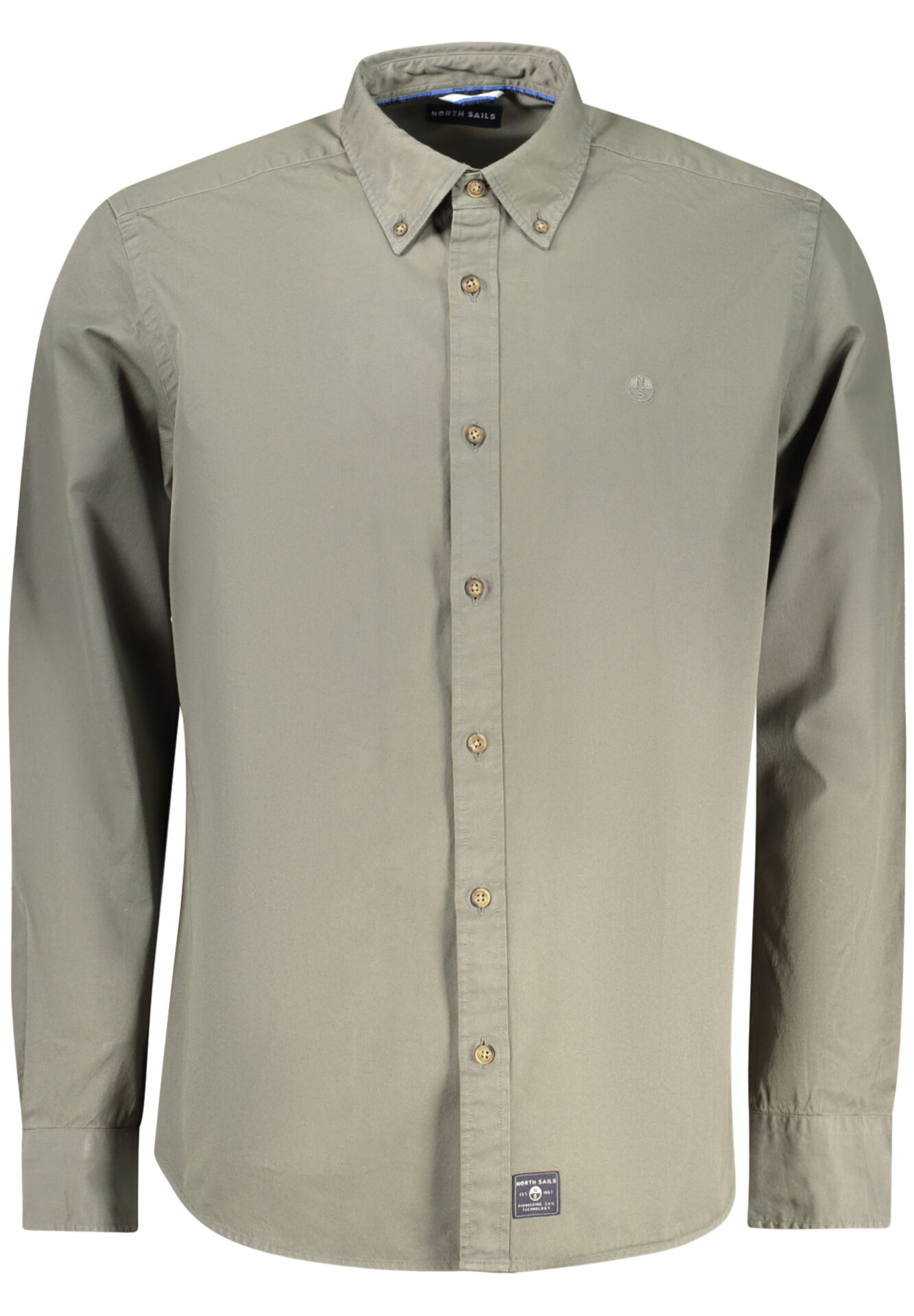 NORTH SAILS MEN'S LONG-SLEEVED SHIRT, GREEN