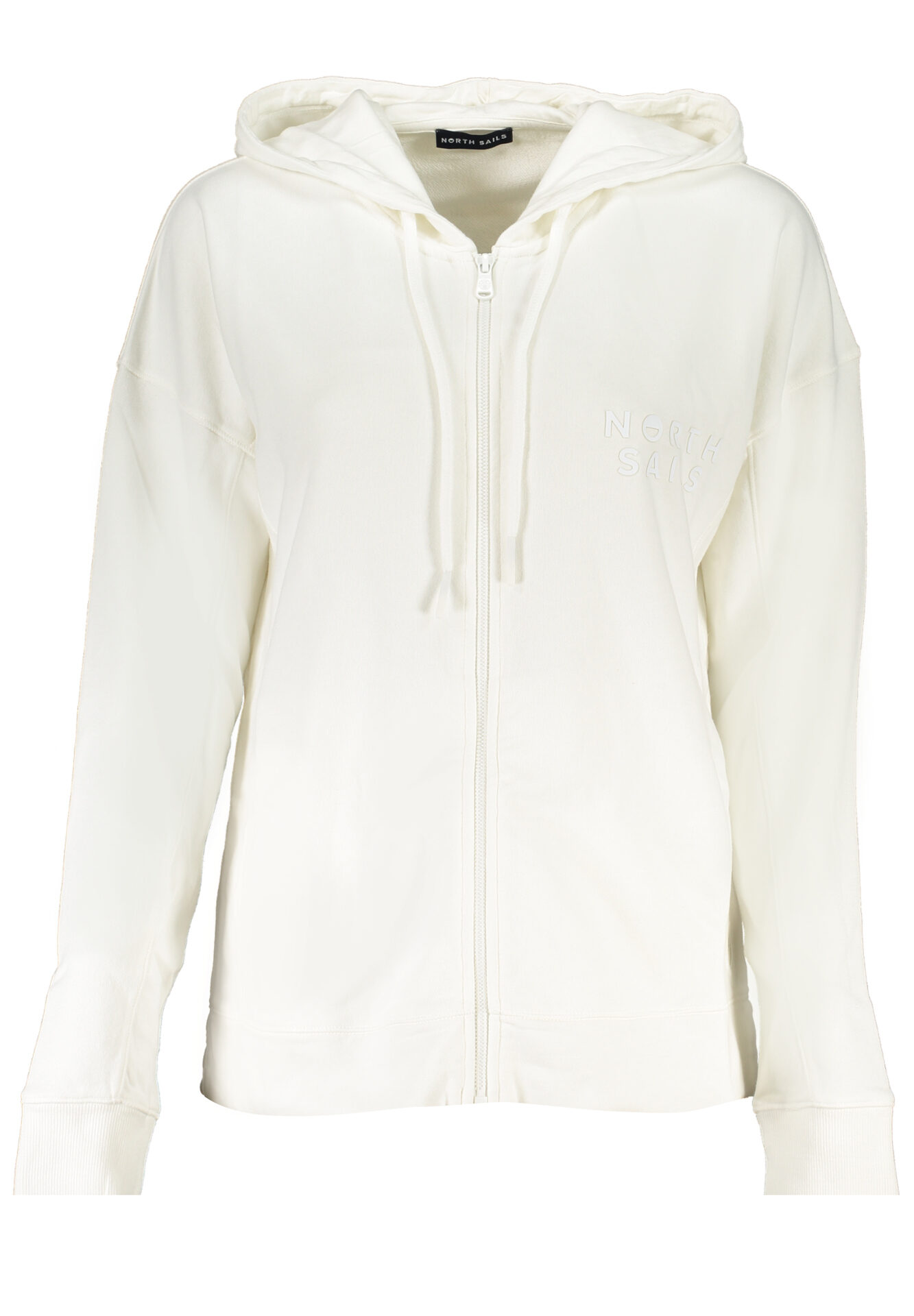 NORTH SAILS WOMEN'S ZIP SWEATSHIRT WHITE