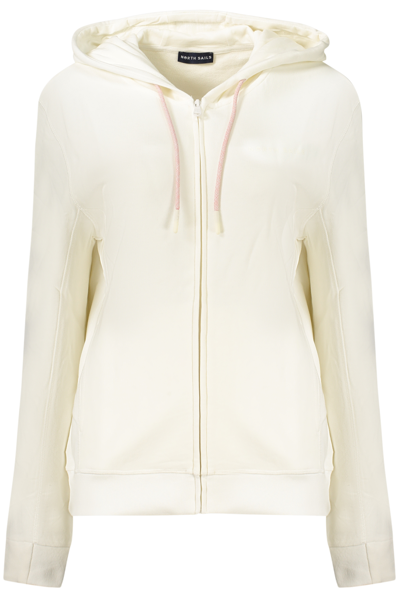 NORTH SAILS WOMEN'S ZIP-UP SWEATSHIRT WHITE NORTH SAILS WOMEN'S ZIP-UP SWEATSHIRT WHITE