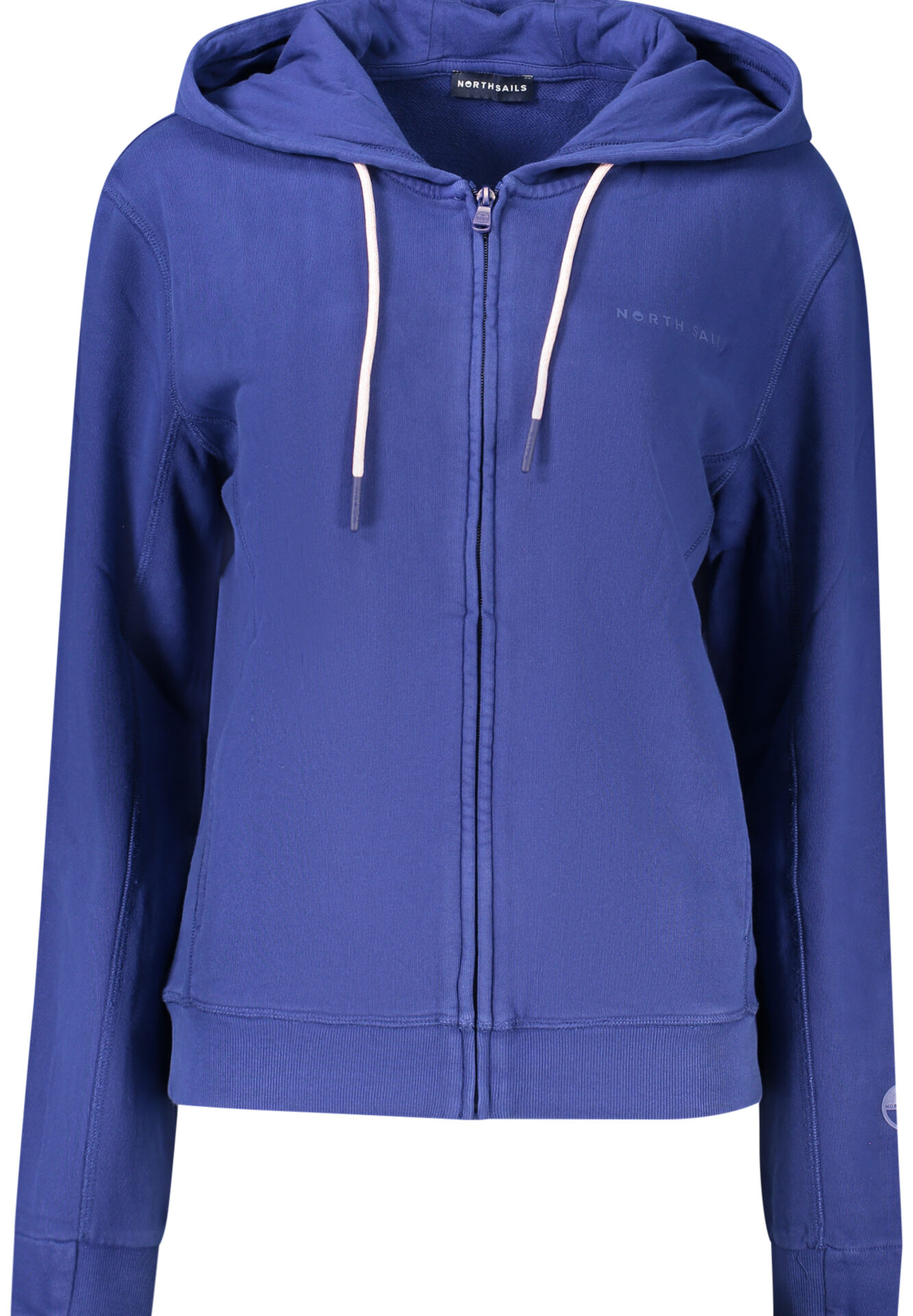 NORTH SAILS WOMEN'S BLUE ZIP-UP SWEATSHIRT