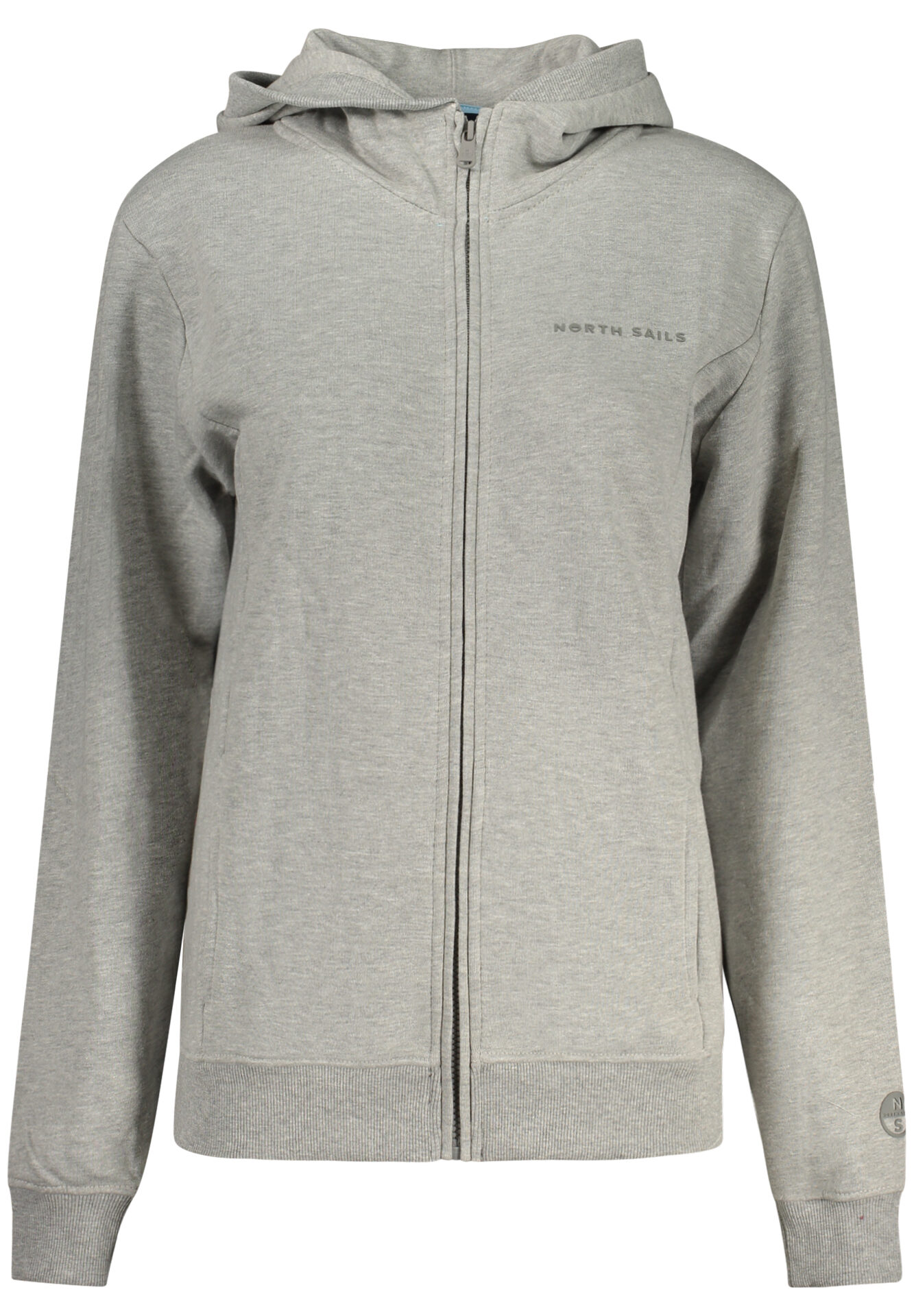 NORTH SAILS WOMEN'S ZIPPED SWEATSHIRT GREY