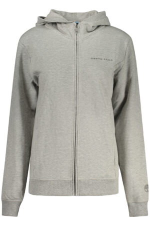 NORTH SAILS WOMEN'S ZIPPED SWEATSHIRT GREY