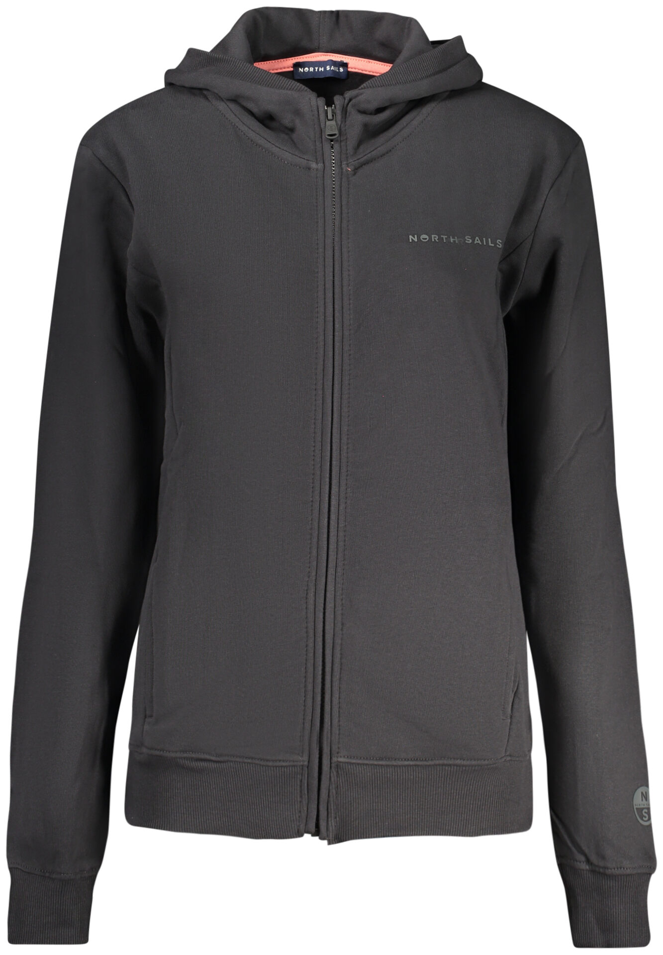 NORTH SAILS WOMEN'S ZIP-UP SWEATSHIRT BLACK