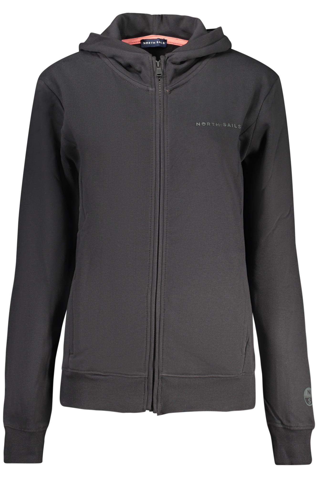 NORTH SAILS WOMEN'S ZIP-UP SWEATSHIRT BLACK NORTH SAILS WOMEN'S ZIP-UP SWEATSHIRT BLACK