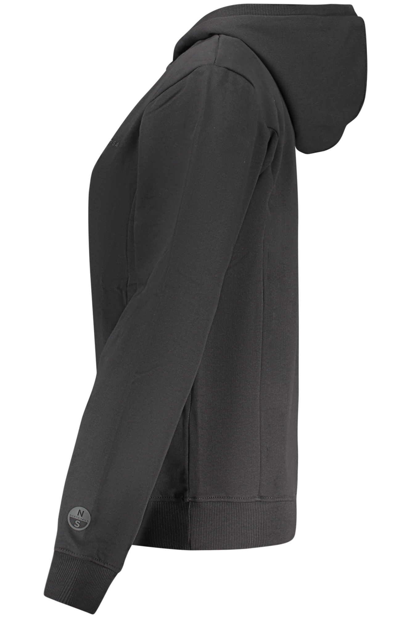 NORTH SAILS WOMEN'S ZIP-UP SWEATSHIRT BLACK NORTH SAILS WOMEN'S ZIP-UP SWEATSHIRT BLACK - Image 3