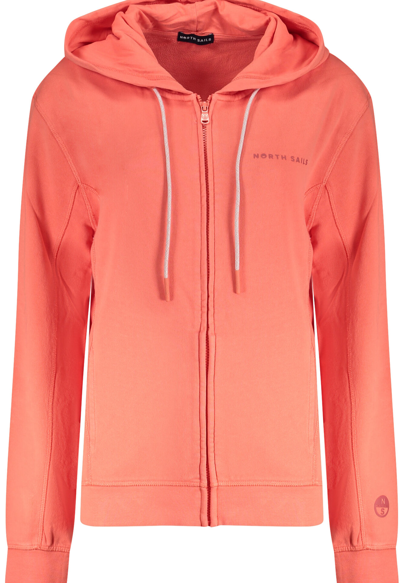 NORTH SAILS WOMEN'S PINK ZIP-UP SWEATSHIRT