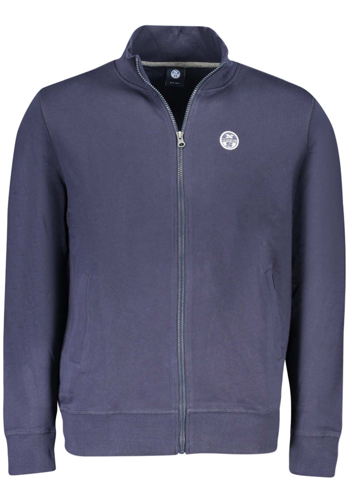NORTH SAILS MEN'S BLUE ZIP-UP SWEATSHIRT
