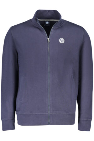 NORTH SAILS MEN'S BLUE ZIP-UP SWEATSHIRT