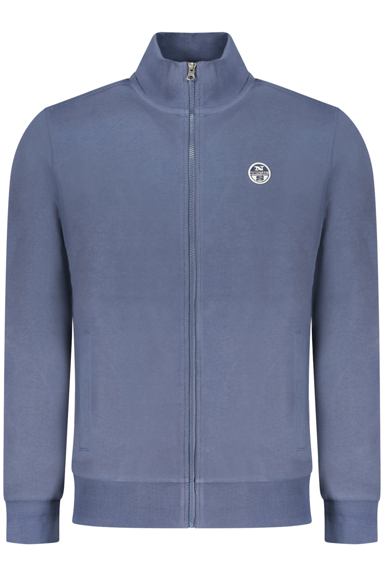 NORTH SAILS MEN'S BLUE ZIP-UP SWEATSHIRT NORTH SAILS MEN'S BLUE ZIP-UP SWEATSHIRT