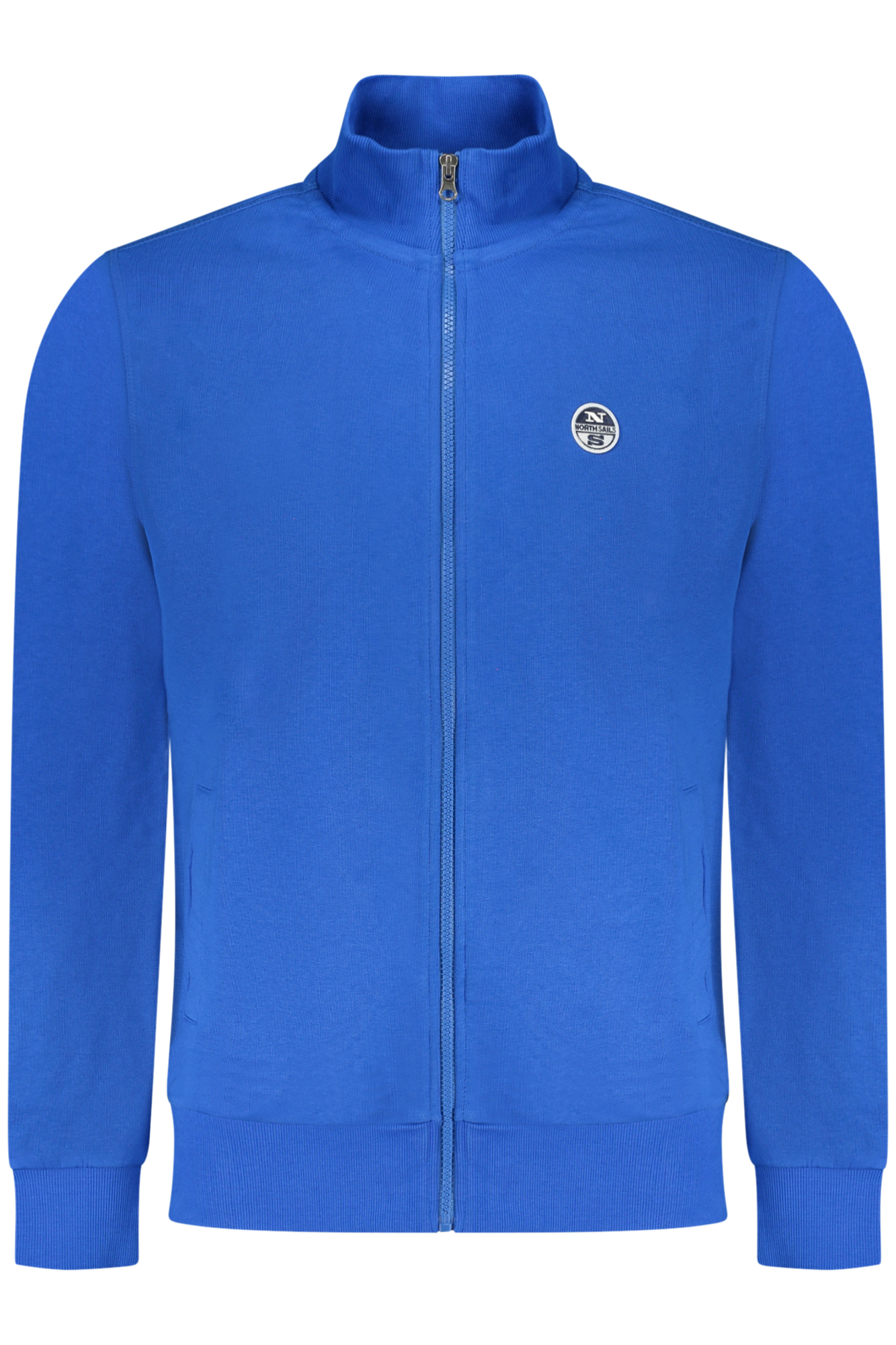 NORTH SAILS MEN'S BLUE ZIP-UP SWEATSHIRT NORTH SAILS MEN'S BLUE ZIP-UP SWEATSHIRT