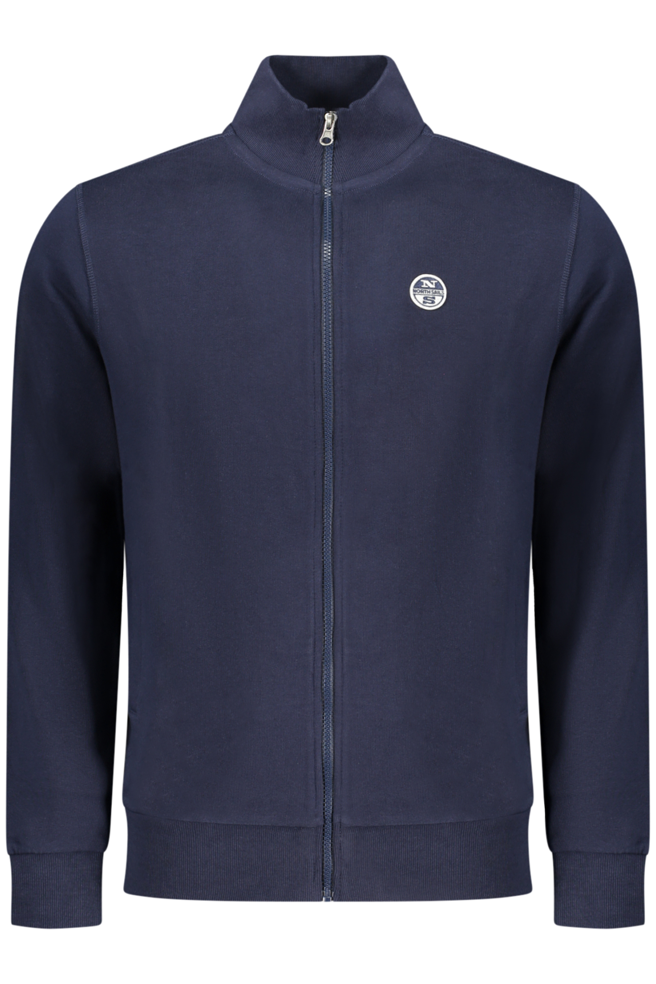 NORTH SAILS MEN'S BLUE ZIP-UP SWEATSHIRT NORTH SAILS MEN'S BLUE ZIP-UP SWEATSHIRT