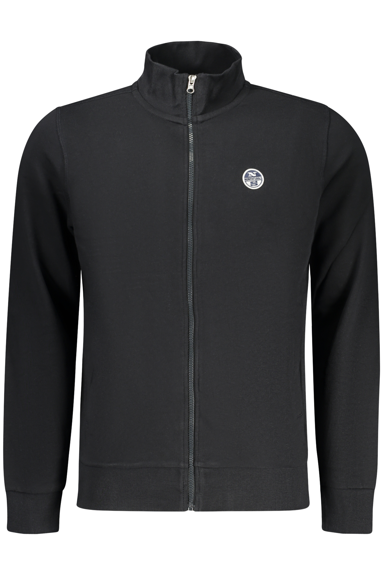 NORTH SAILS MEN'S BLACK ZIP-UP SWEATSHIRT NORTH SAILS MEN'S BLACK ZIP-UP SWEATSHIRT