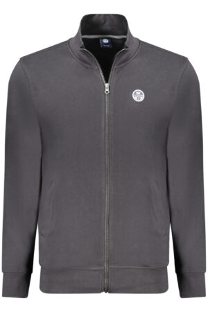 NORTH SAILS MEN'S BLACK ZIP-UP SWEATSHIRT