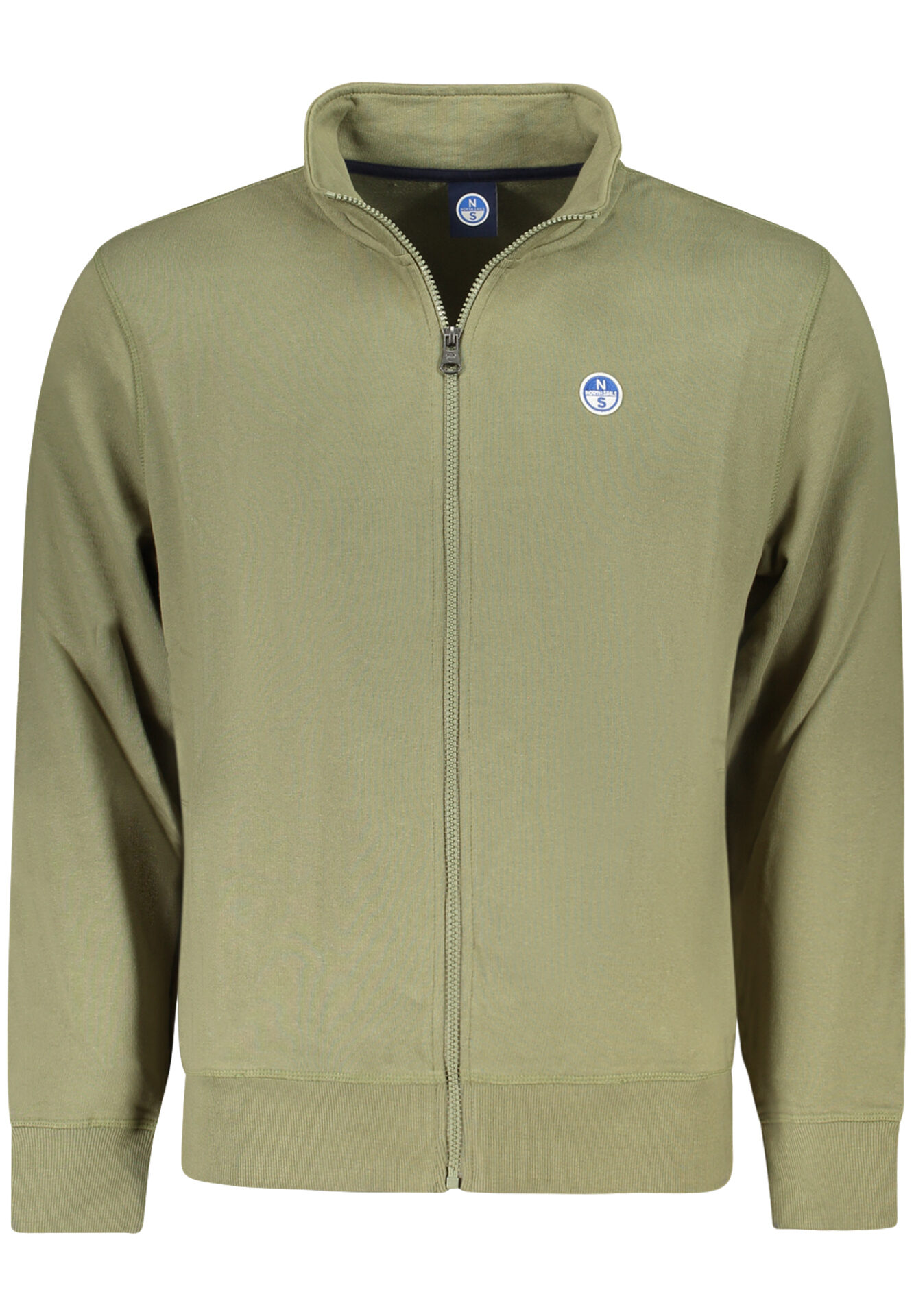NORTH SAILS MEN'S ZIP-UP SWEATSHIRT GREEN