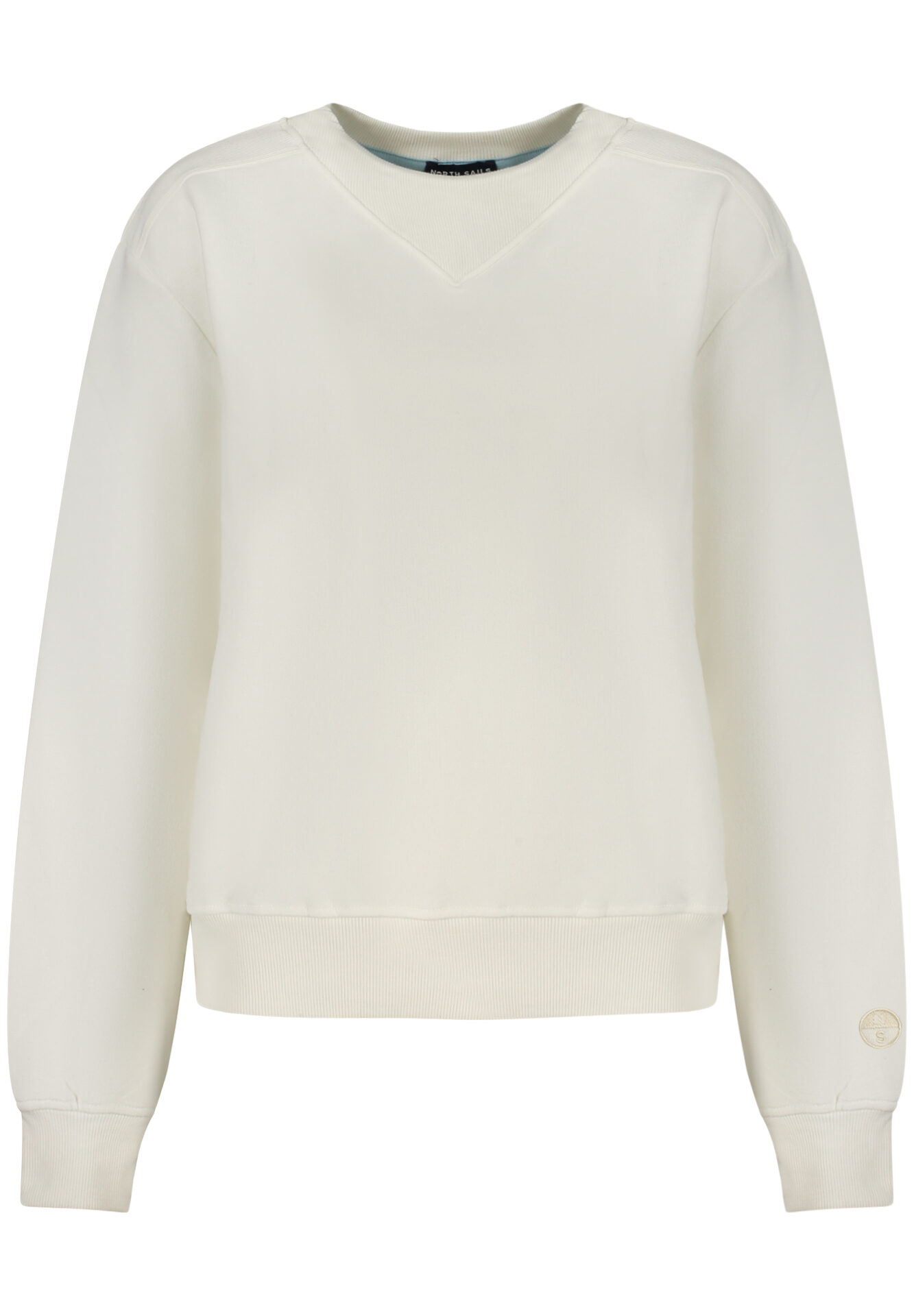 NORTH SAILS WOMEN'S ZIP-UP SWEATSHIRT WHITE