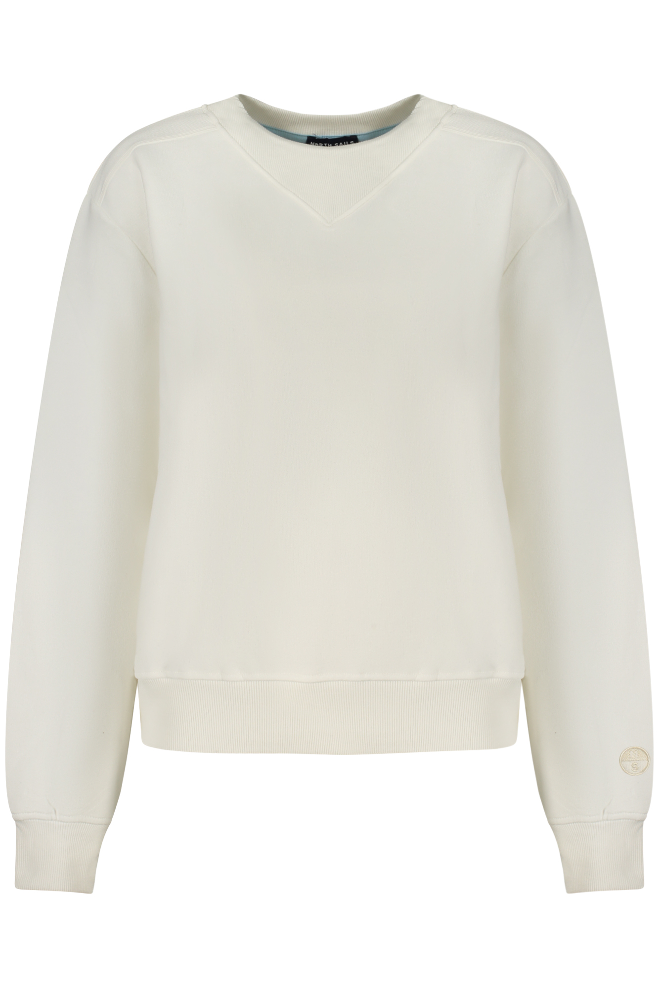 NORTH SAILS WOMEN'S ZIP-UP SWEATSHIRT WHITE NORTH SAILS WOMEN'S ZIP-UP SWEATSHIRT WHITE