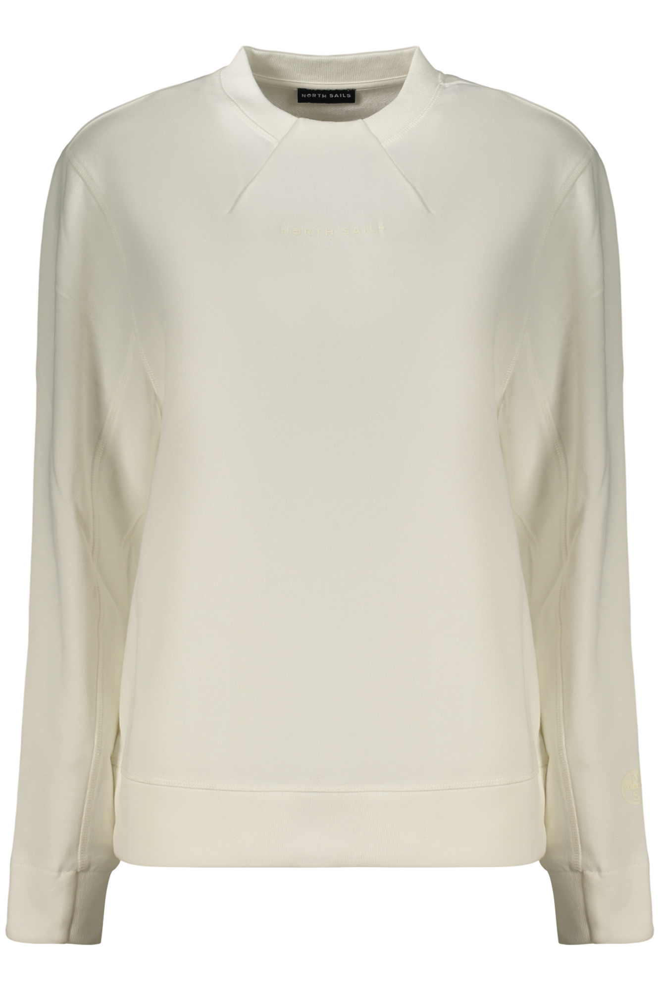 NORTH SAILS WOMEN'S ZIP-UP SWEATSHIRT WHITE NORTH SAILS WOMEN'S ZIP-UP SWEATSHIRT WHITE