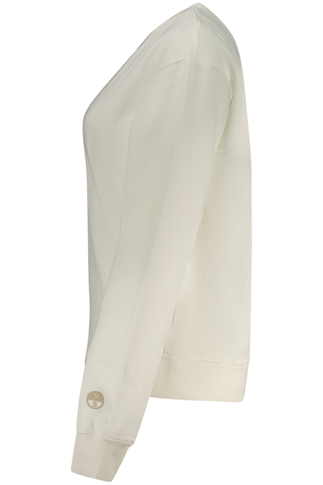 NORTH SAILS WOMEN'S ZIP-UP SWEATSHIRT WHITE NORTH SAILS WOMEN'S ZIP-UP SWEATSHIRT WHITE - Image 3