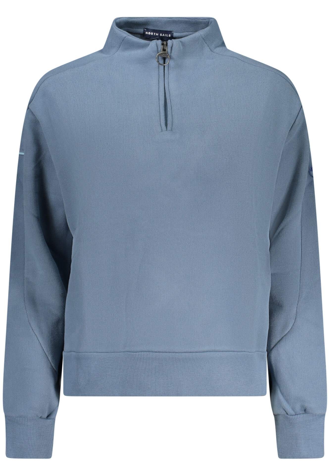 NORTH SAILS WOMEN'S BLUE ZIP-UP SWEATSHIRT