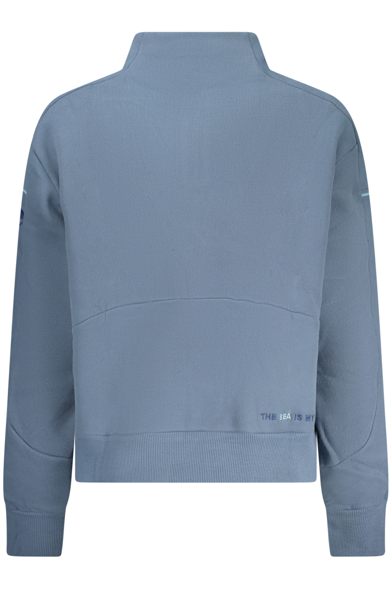 NORTH SAILS WOMEN'S BLUE ZIP-UP SWEATSHIRT NORTH SAILS WOMEN'S BLUE ZIP-UP SWEATSHIRT - Image 2