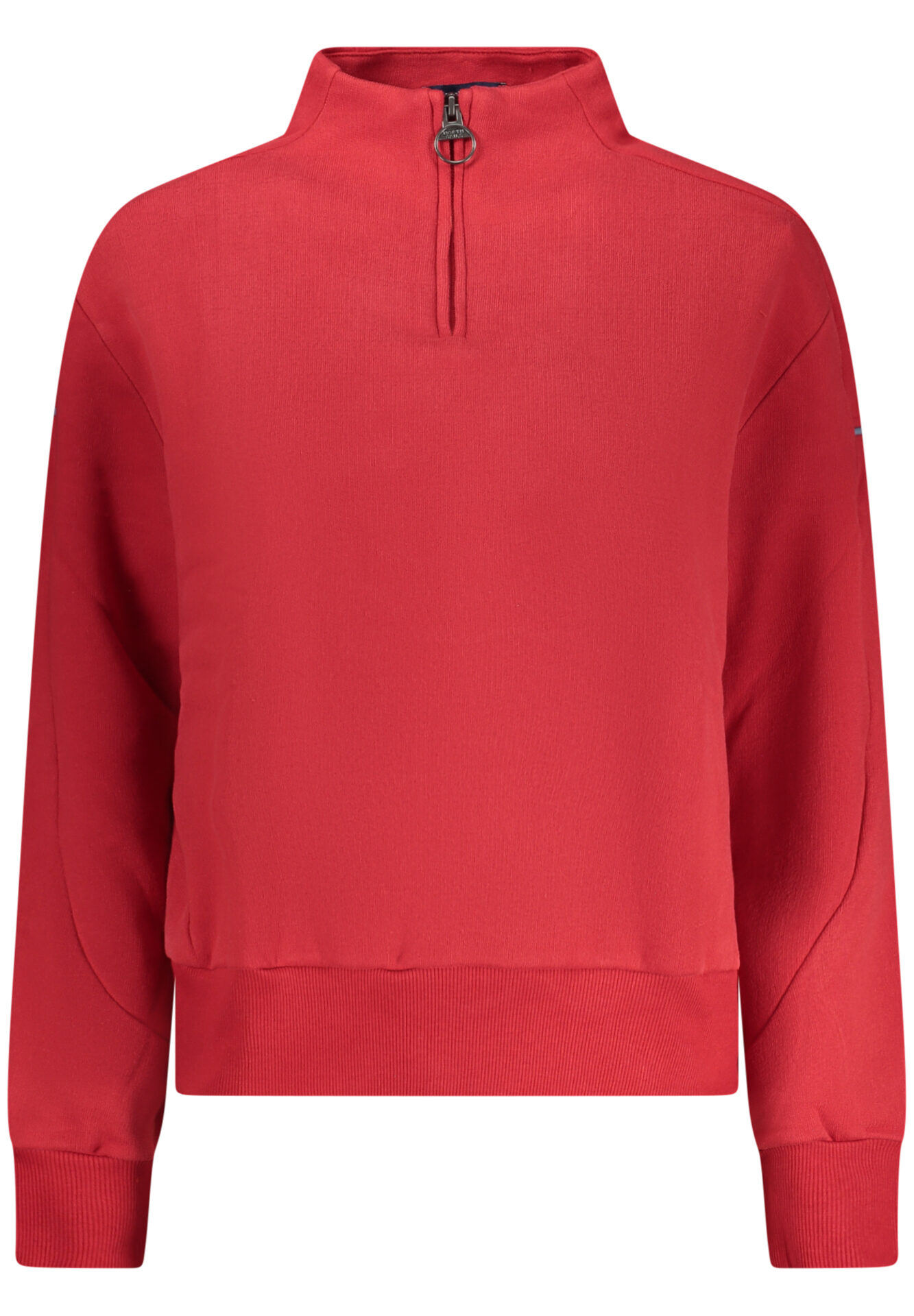 NORTH SAILS WOMEN'S RED ZIP-UP SWEATSHIRT