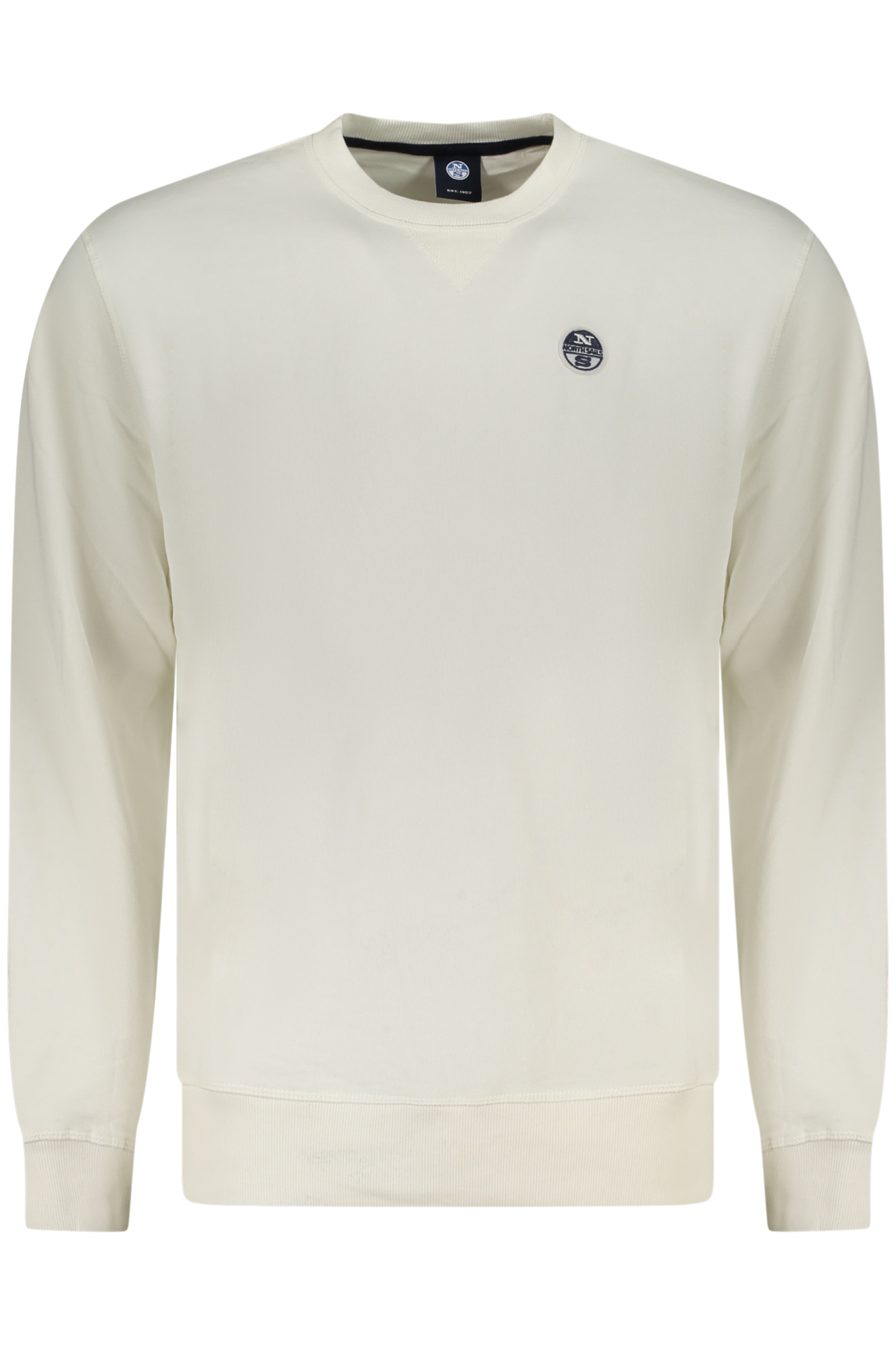 NORTH SAILS MEN'S ZIP-UP SWEATSHIRT WHITE NORTH SAILS MEN'S ZIP-UP SWEATSHIRT WHITE