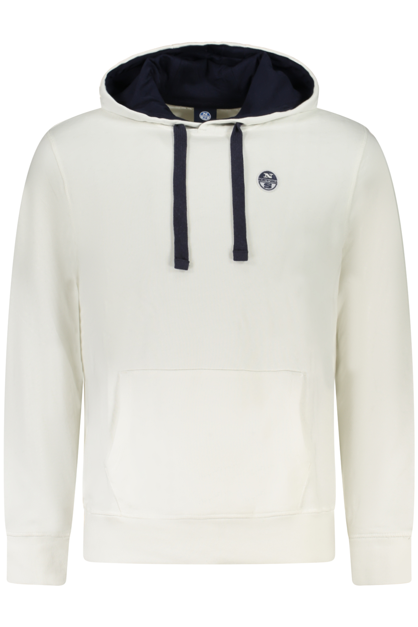 NORTH SAILS MEN'S ZIP-UP SWEATSHIRT WHITE NORTH SAILS MEN'S ZIP-UP SWEATSHIRT WHITE