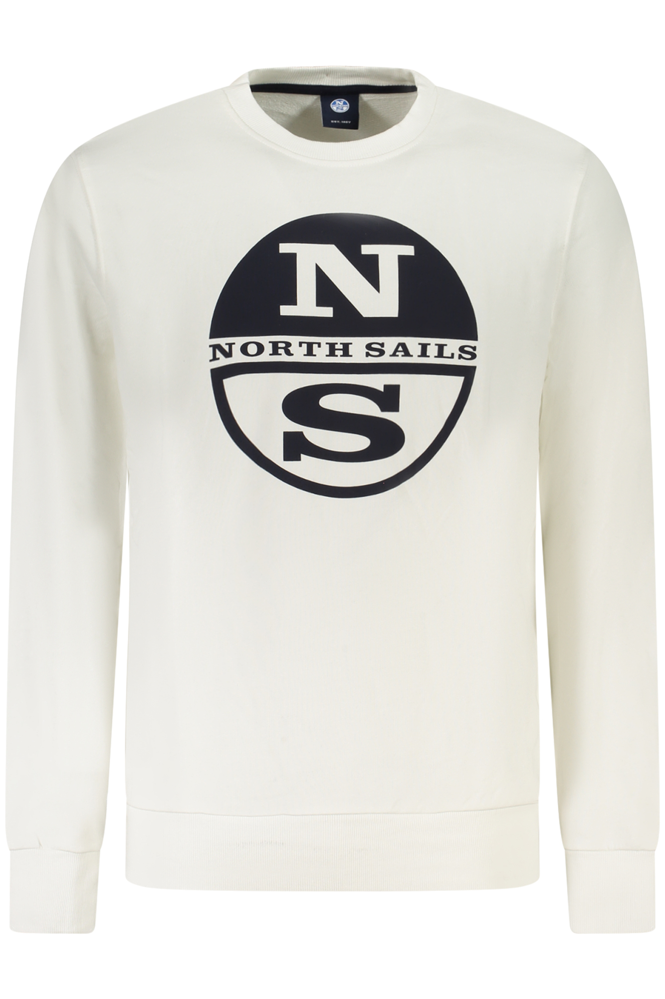 NORTH SAILS MEN'S ZIP-UP SWEATSHIRT WHITE NORTH SAILS MEN'S ZIP-UP SWEATSHIRT WHITE