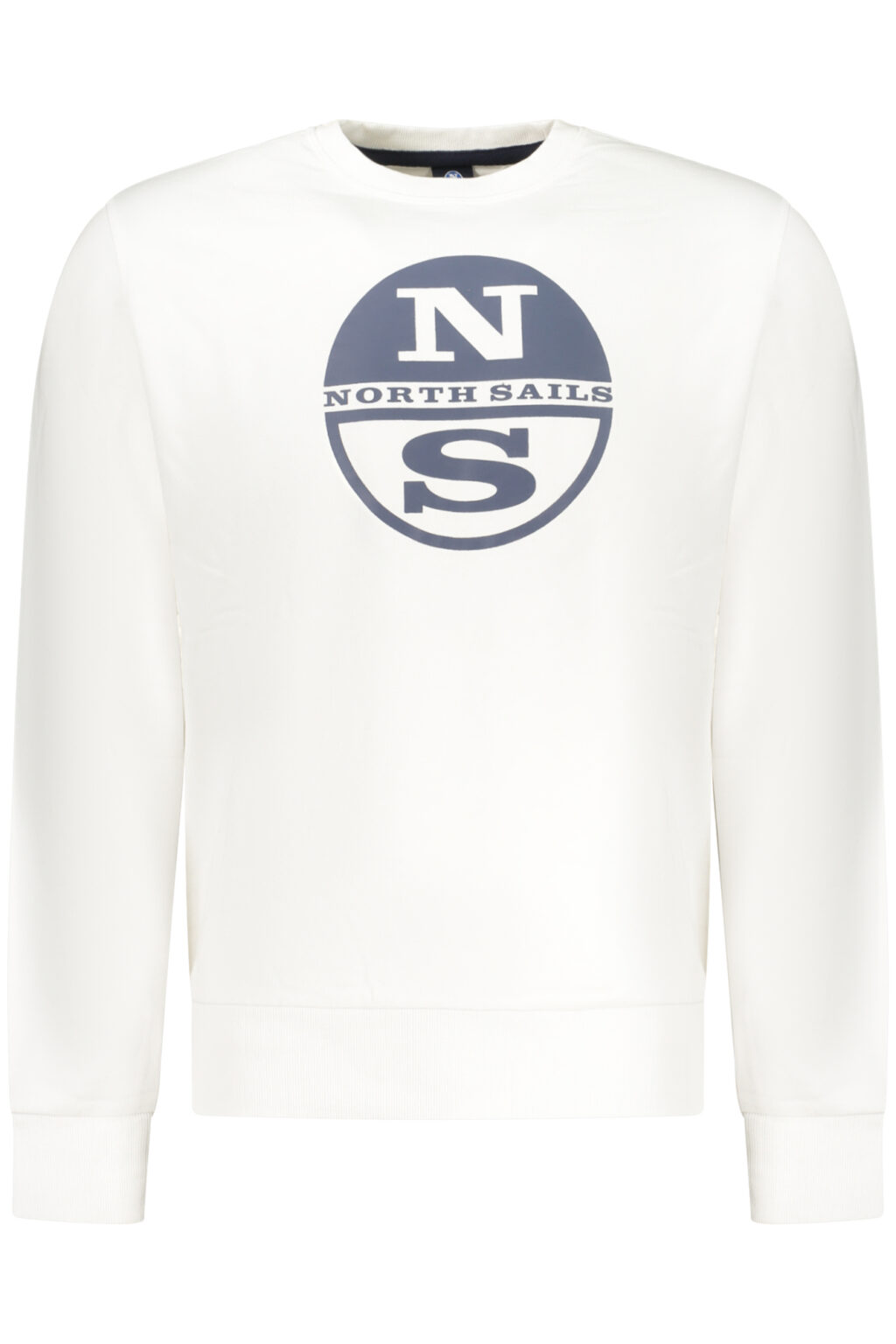 northsailsfelpasenzazipuomobianco_1 NORTH SAILS vyriškas baltas džemperis su užtrauktuku