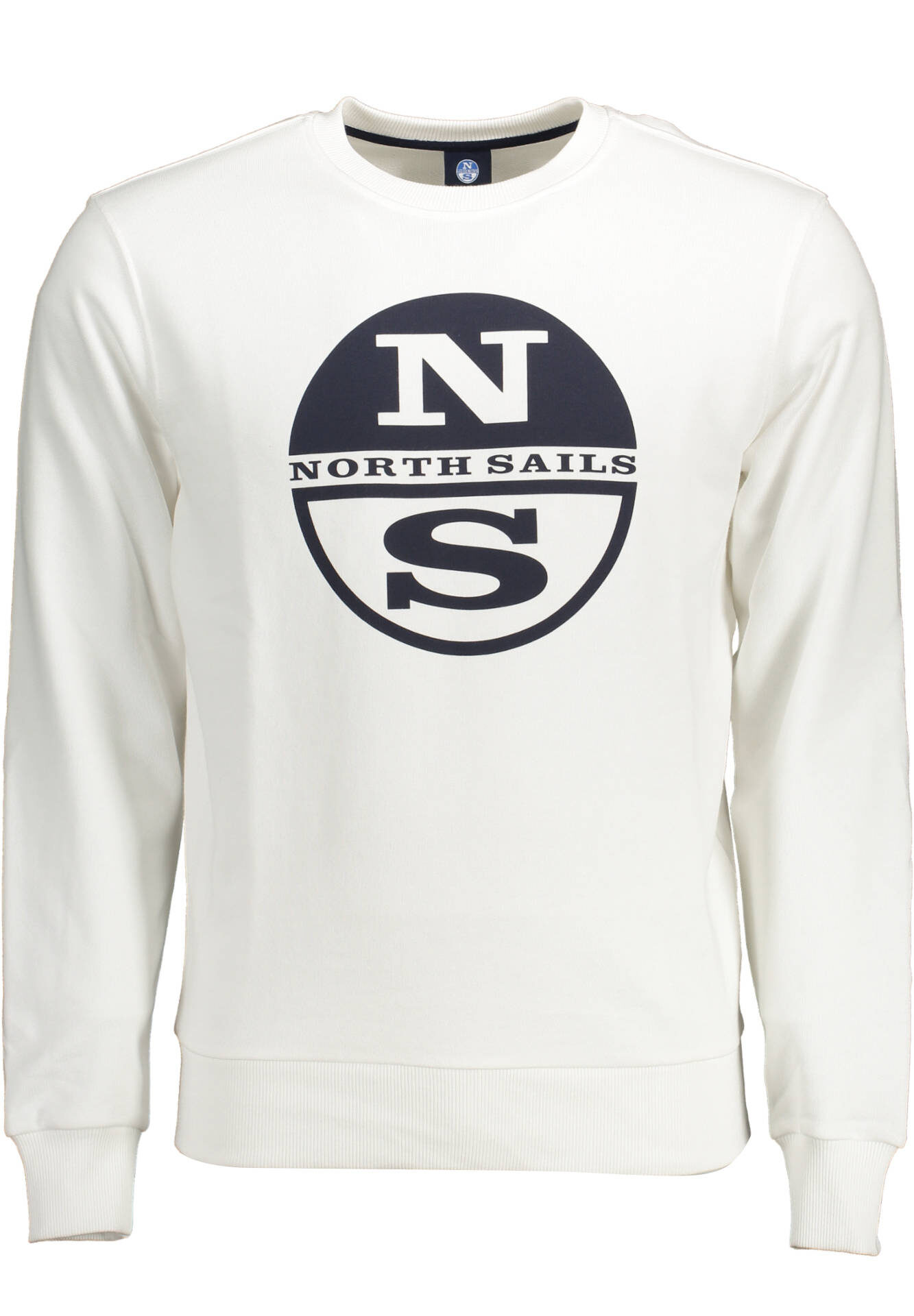 NORTH SAILS SWEATSHIRT WITHOUT ZIP MAN WHITE