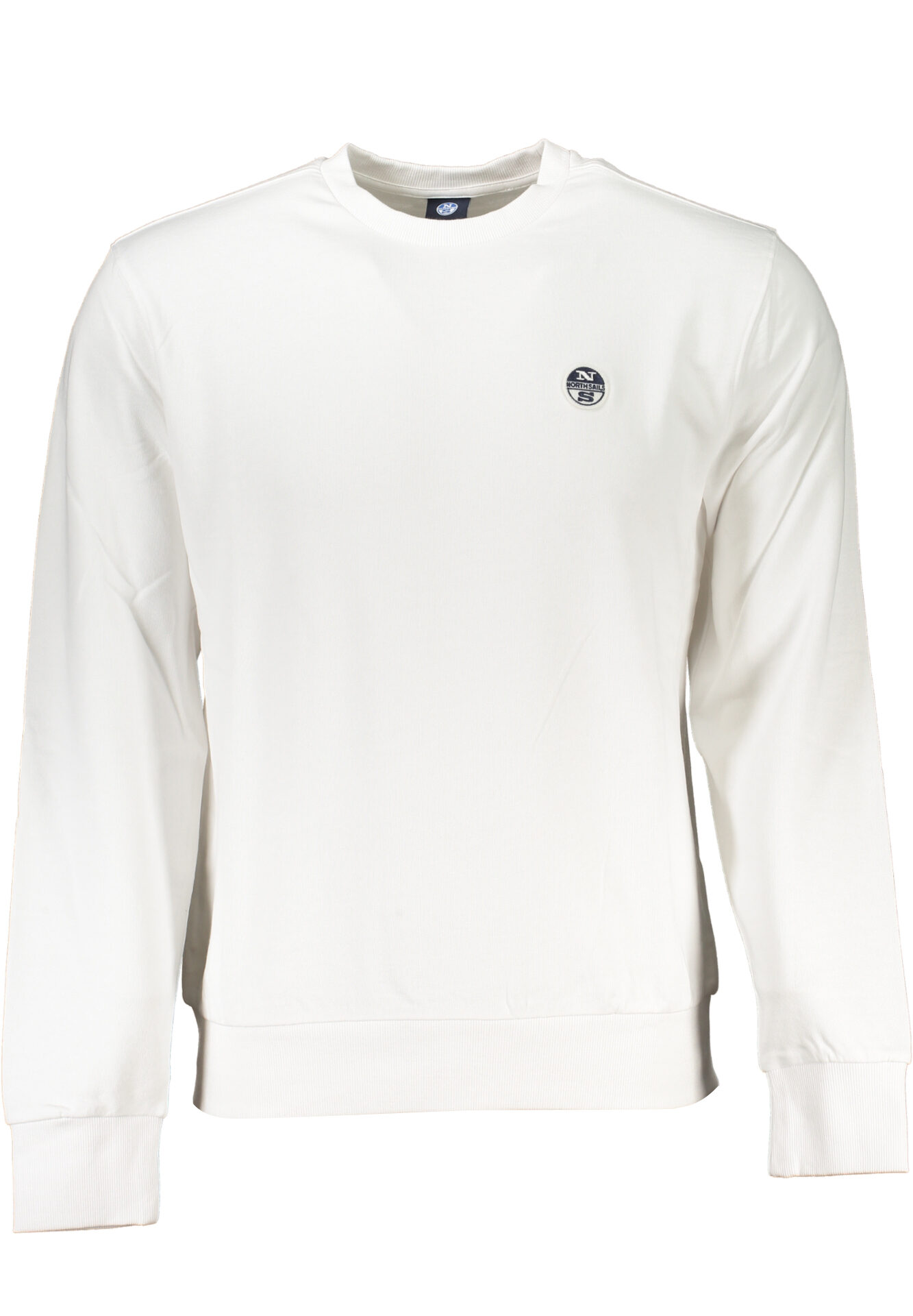 NORTH SAILS MEN'S WHITE ZIPLESS SWEATSHIRT