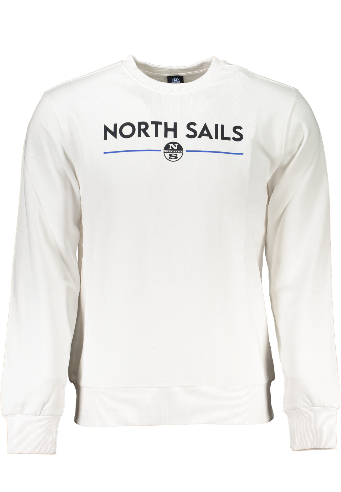NORTH SAILS MEN'S WHITE ZIPLESS SWEATSHIRT