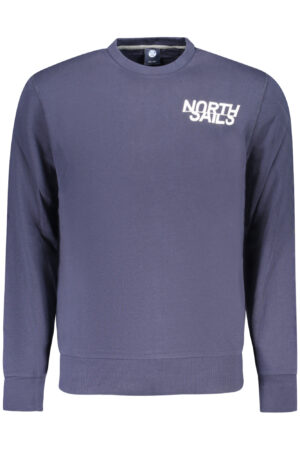 NORTH SAILS MEN'S BLUE ZIP-UP SWEATSHIRT