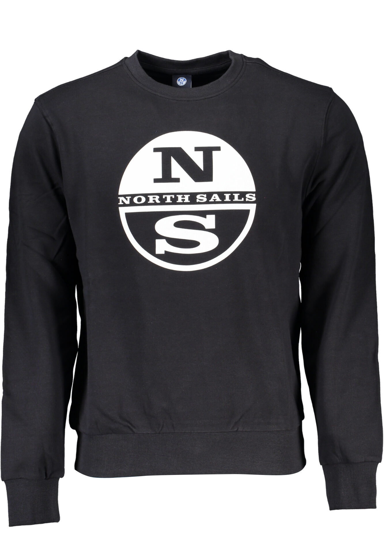 NORTH SAILS MEN'S BLACK ZIPLESS SWEATSHIRT