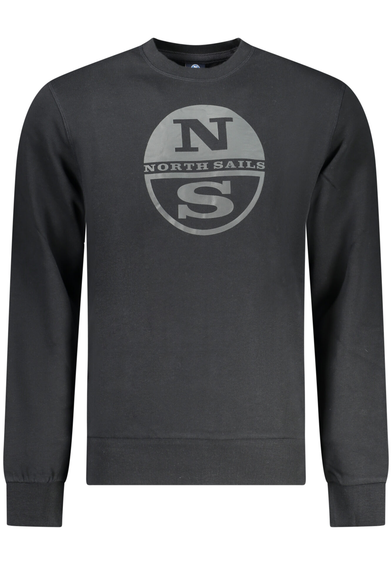 NORTH SAILS MEN'S BLACK ZIP-UP SWEATSHIRT