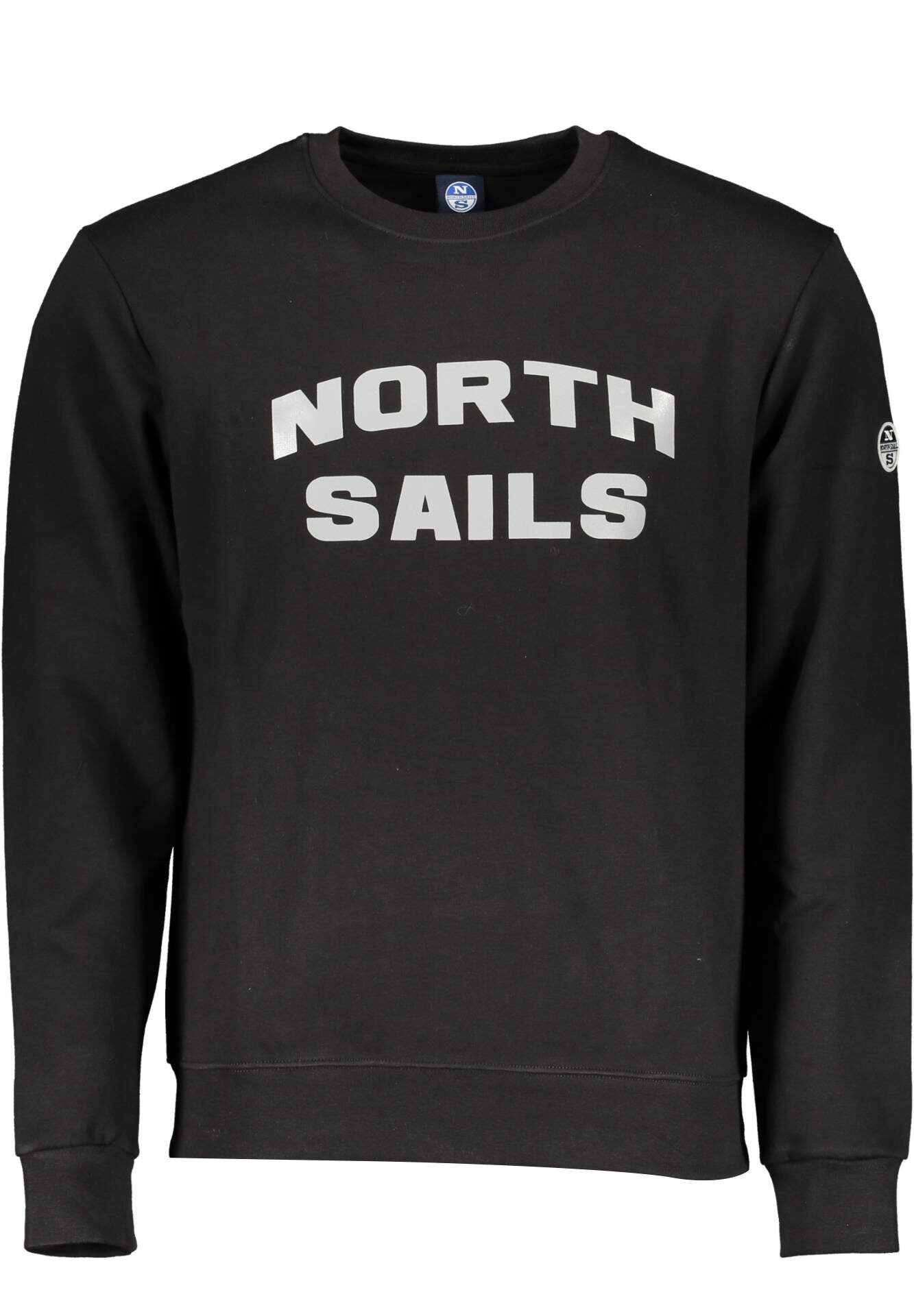 NORTH SAILS MEN'S BLACK ZIP-UP SWEATSHIRT