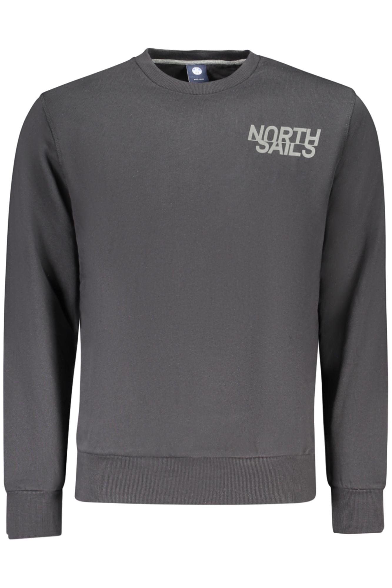 NORTH SAILS MEN'S BLACK ZIP-UP SWEATSHIRT NORTH SAILS MEN'S BLACK ZIP-UP SWEATSHIRT