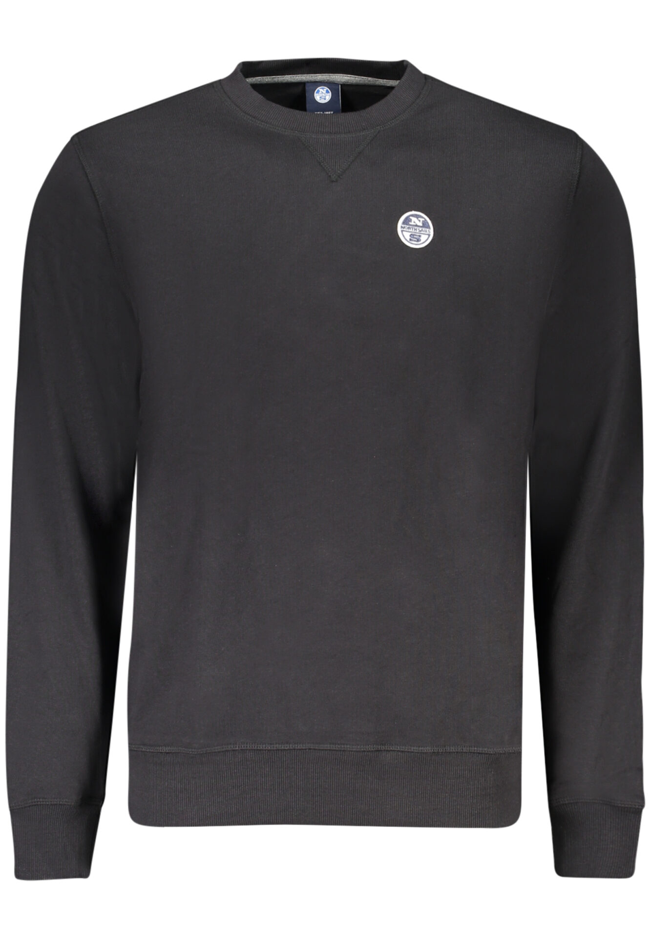 NORTH SAILS MEN'S BLACK ZIP-UP SWEATSHIRT
