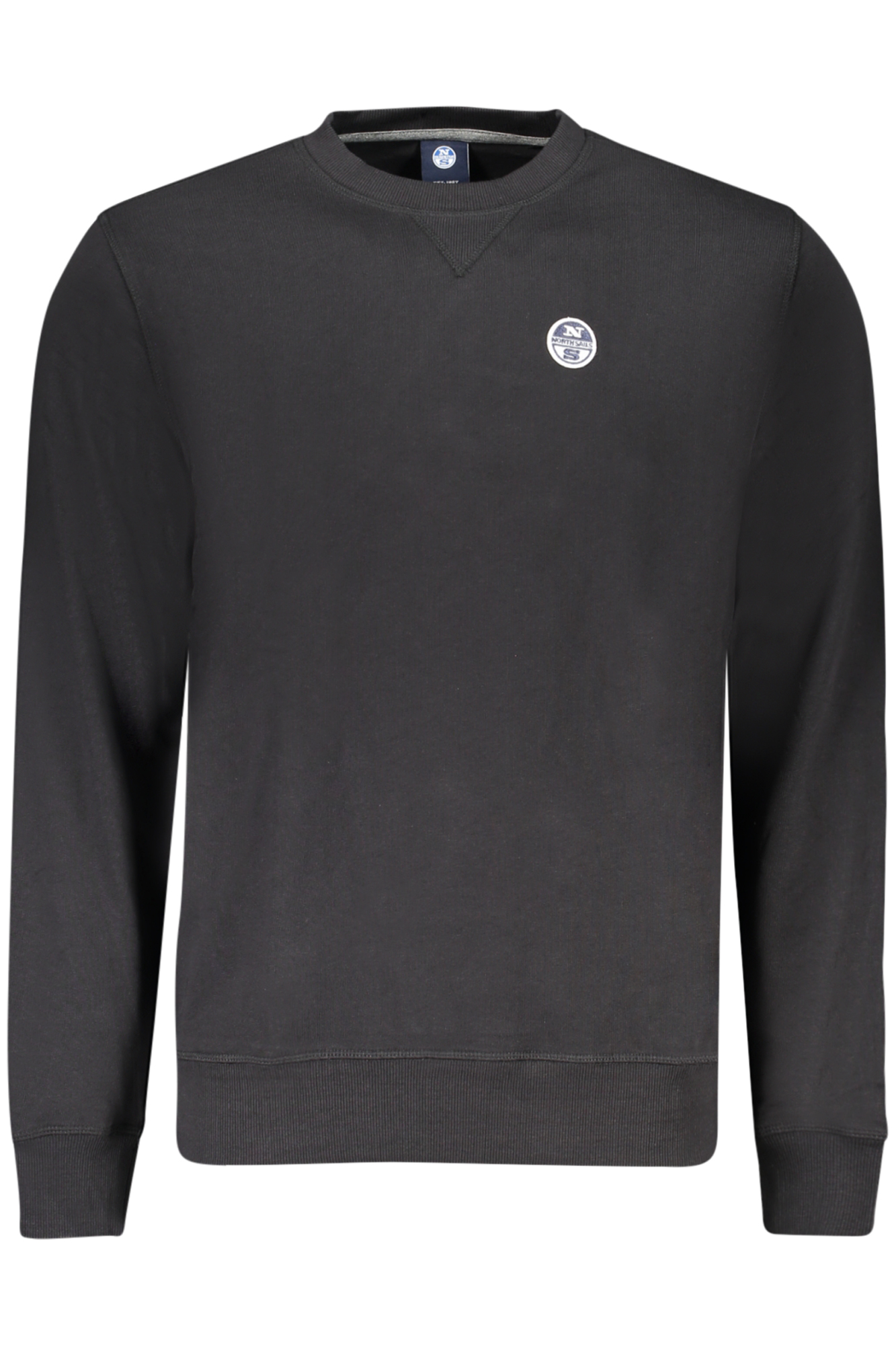 NORTH SAILS MEN'S BLACK ZIP-UP SWEATSHIRT NORTH SAILS MEN'S BLACK ZIP-UP SWEATSHIRT