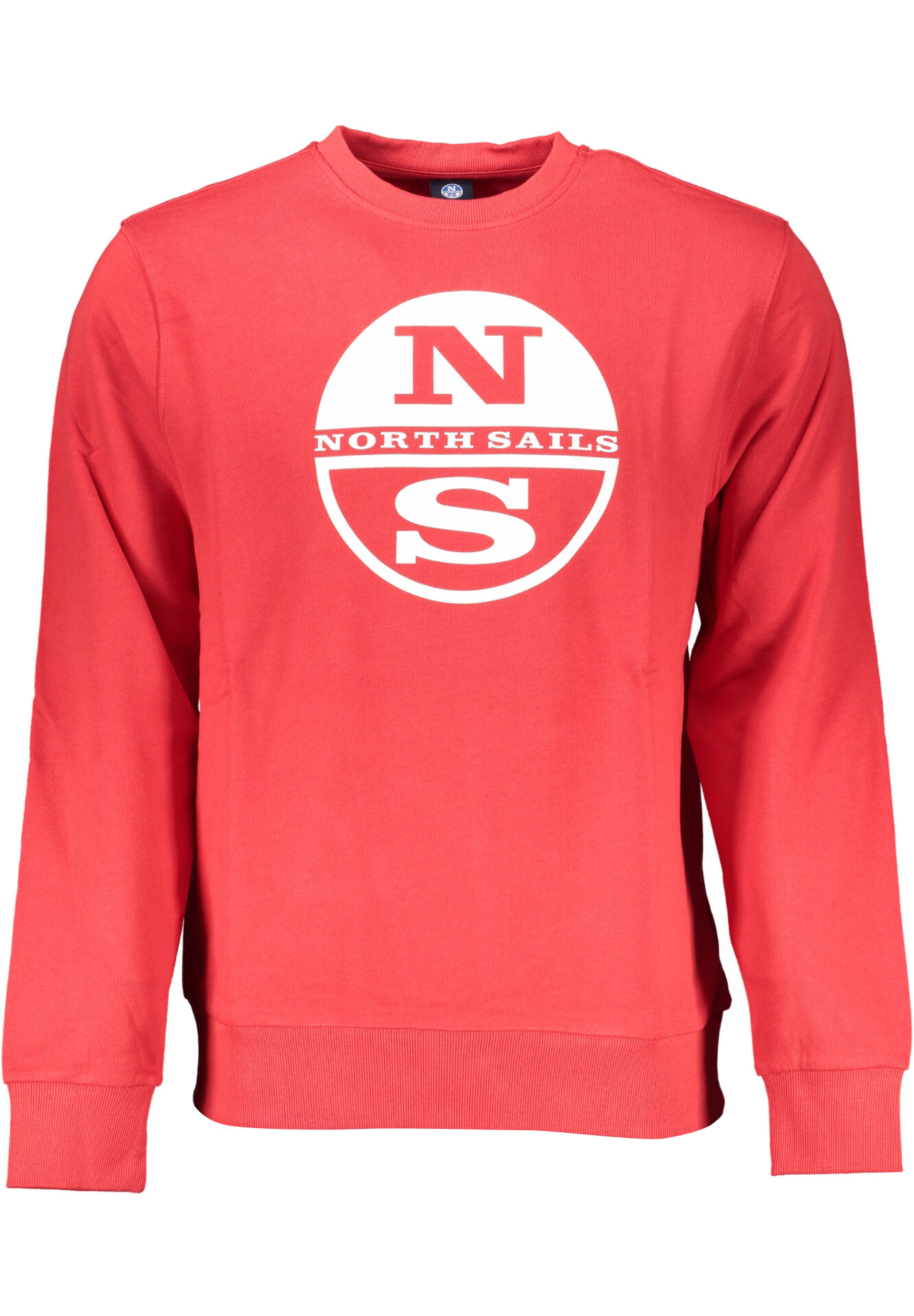 NORTH SAILS MEN'S RED ZIP-OUT SWEATSHIRT