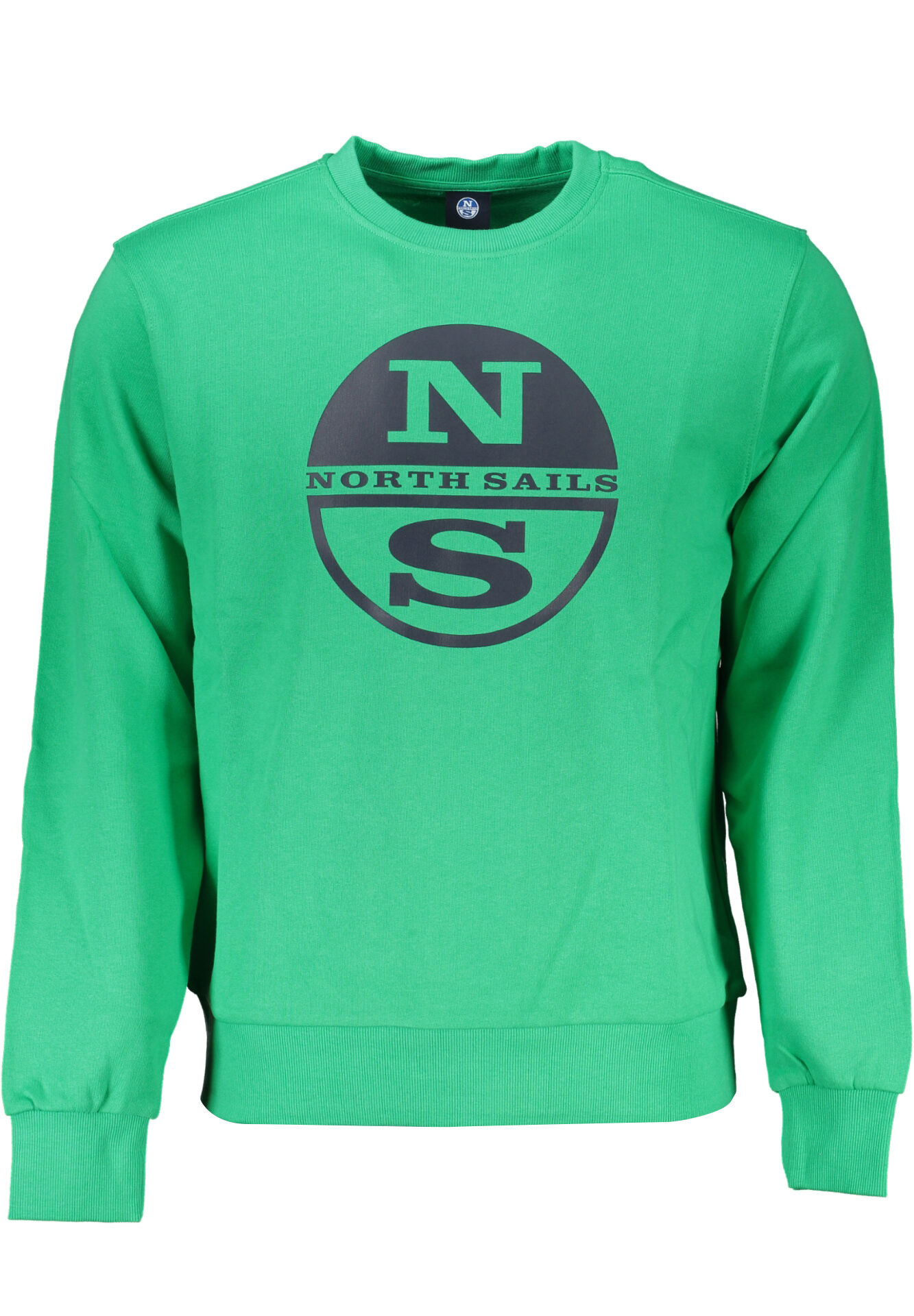 NORTH SAILS GREEN MEN'S ZIPLESS SWEATSHIRT
