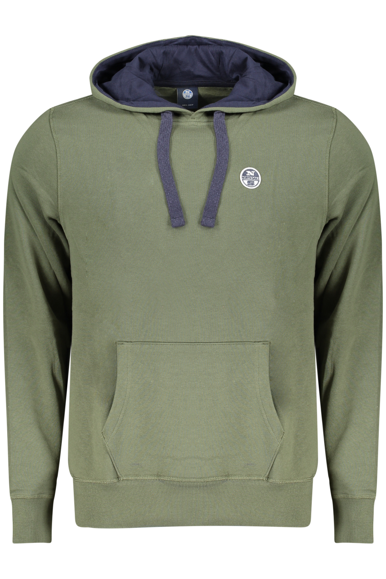 NORTH SAILS MEN'S ZIP-UP SWEATSHIRT, GREEN NORTH SAILS MEN'S ZIP-UP SWEATSHIRT, GREEN