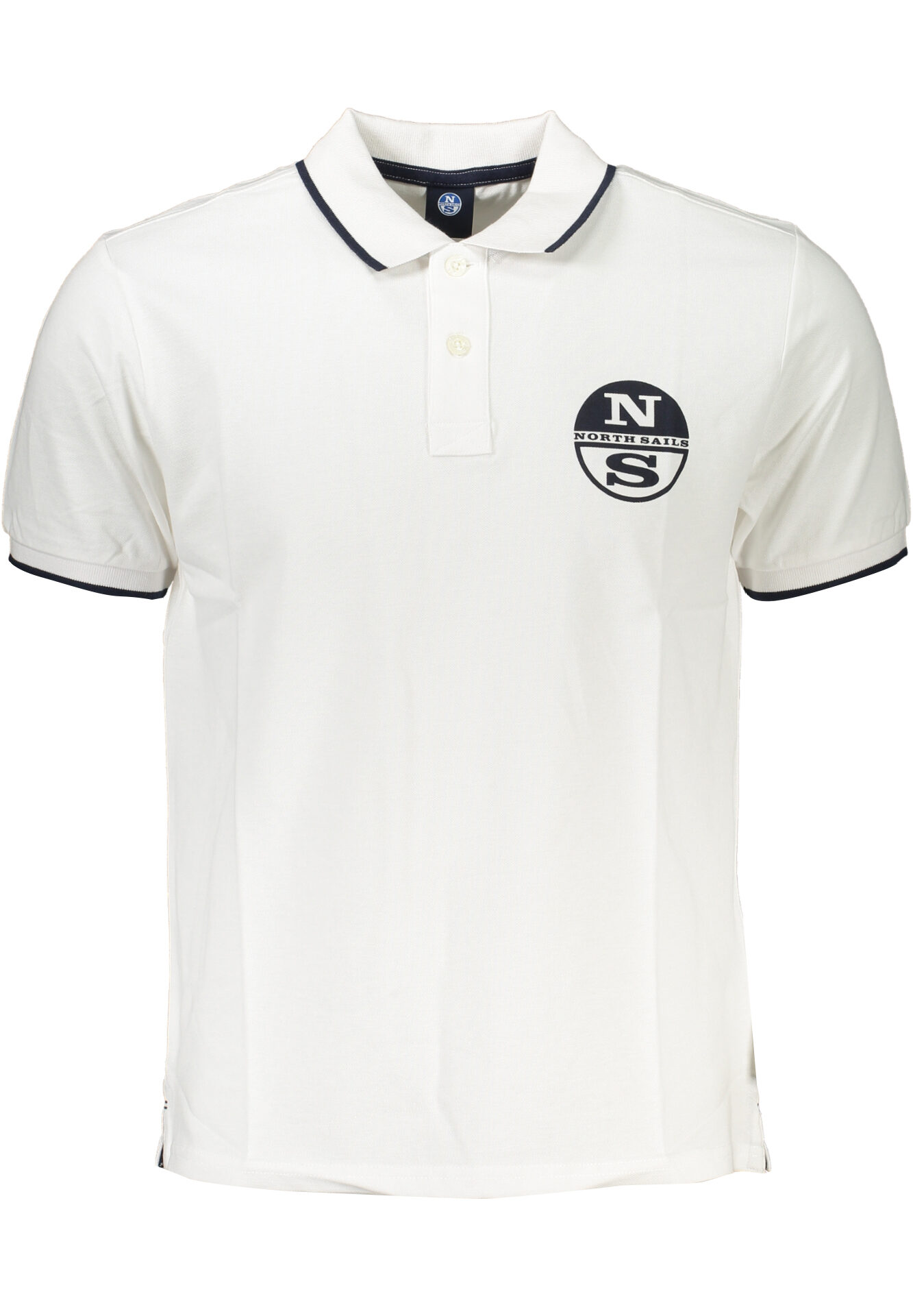 NORTH SAILS MEN'S WHITE SHORT SLEEVED POLO SHIRT