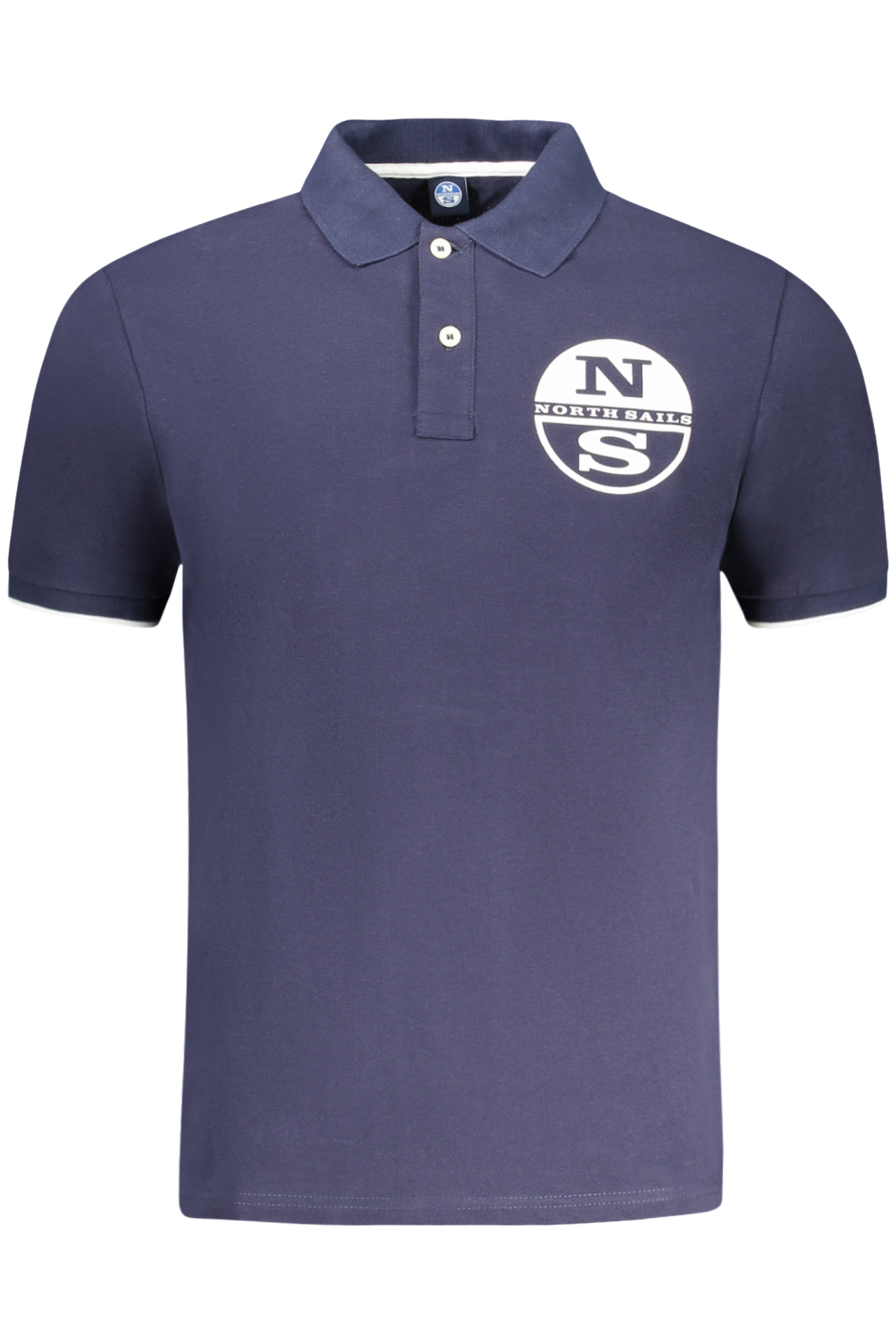NORTH SAILS mėlyni vyriški polo marškinėliai trumpomis rankovėmis NORTH SAILS mėlyni vyriški polo marškinėliai trumpomis rankovėmis