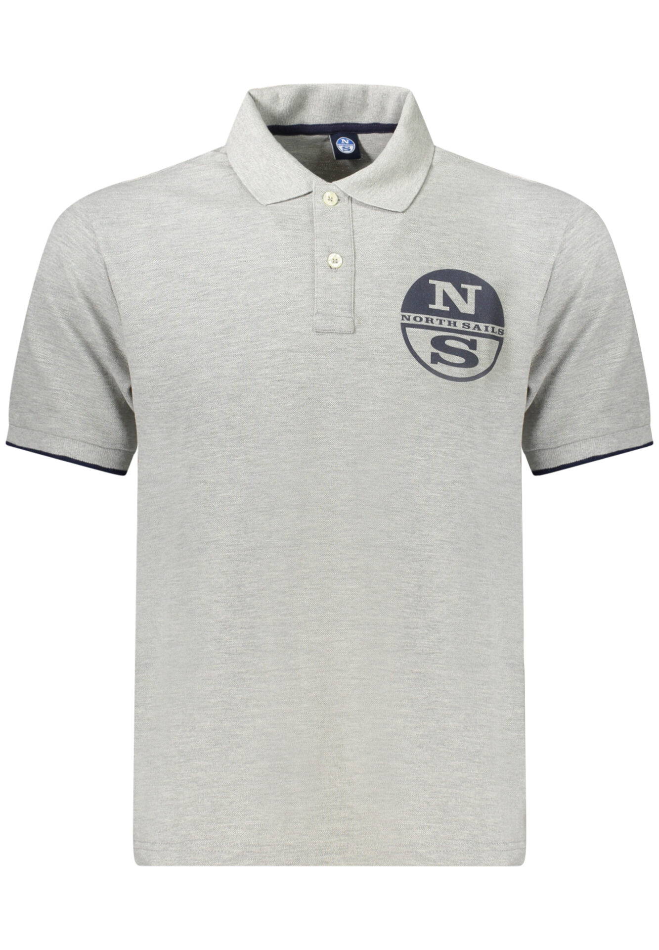 NORTH SAILS MEN'S SHORT SLEEVE POLO GREY