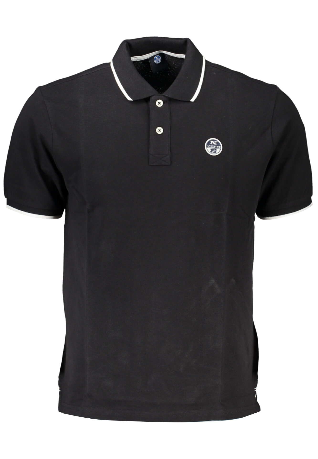 NORTH SAILS MEN'S BLACK SHORT SLEEVED POLO SHIRT