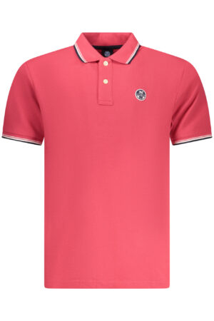 NORTH SAILS MEN'S SHORT-SLEEVED POLO SHIRT, RED